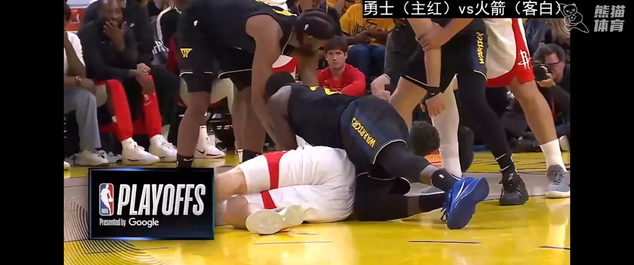 NBA季后赛开始，火箭不敌勇士遭遇首场失利